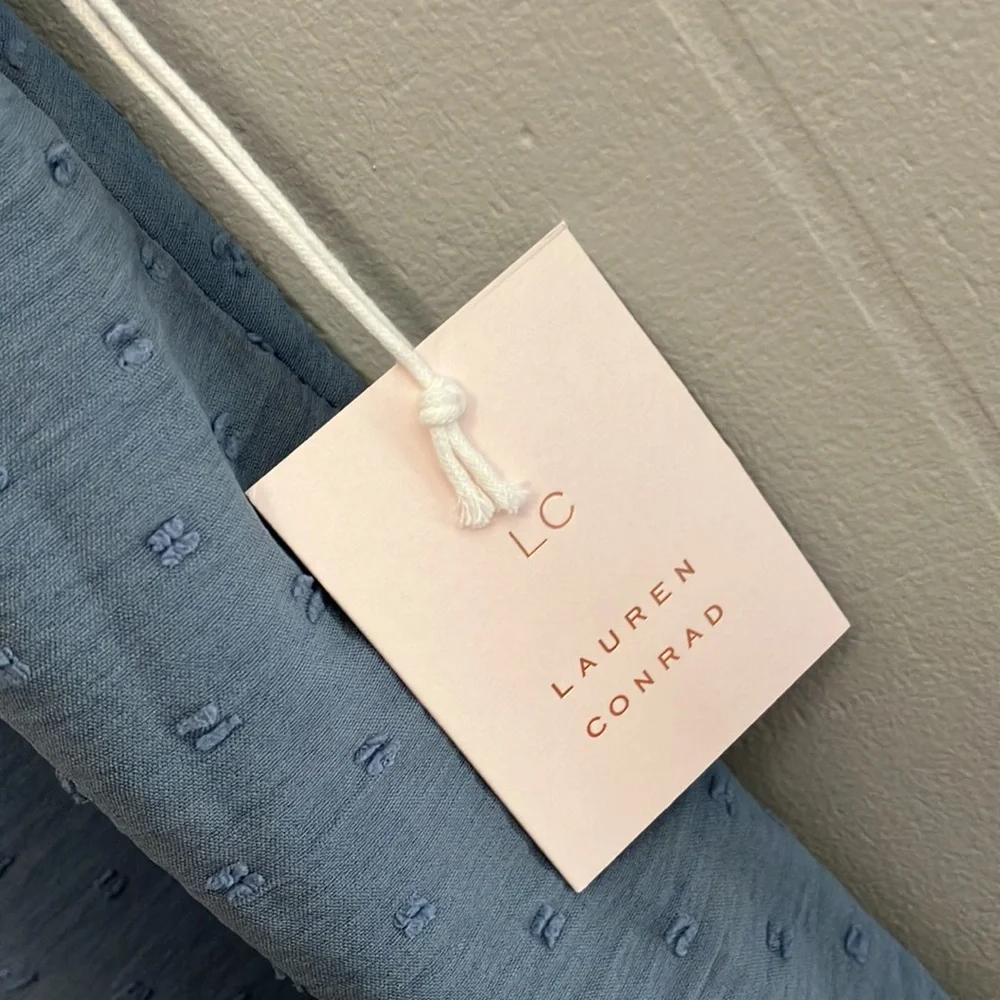 NWT Lauren Conrad Top XL Blue NWT New Without Tags - Picture 10 of 11